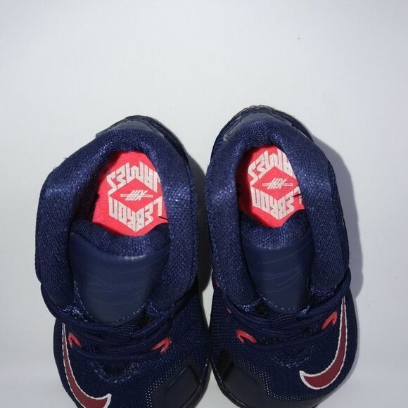 Nike LeBron XIII CBV Basketball Sneakers‎ Shoes Infant Size 3 C Blue, Red - Picture 6 of 8